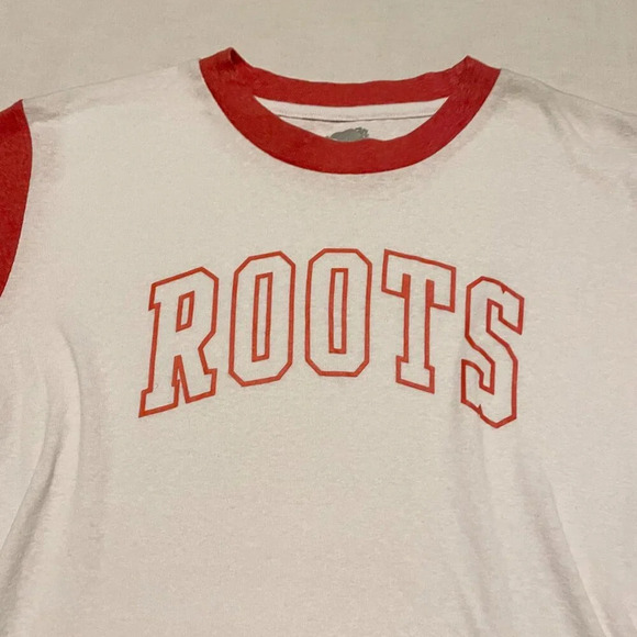 Roots Womens Varsity Chic Tshirt Size XS Shirt - Picture 5 of 16